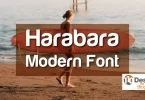 harabara-modern-font-for-graphic-design