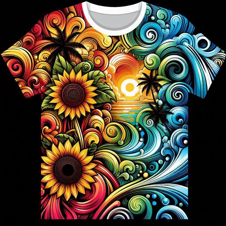 Groovy Throwback Summer T-Shirt Design